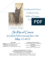 St. Rita Parish Bulletin 5/24/2015