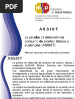 Test ASSIST: Tamizaje de Sustancias | PDF | Drogas | Cuestionario