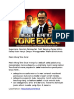 Mesin Wang Tone Excel