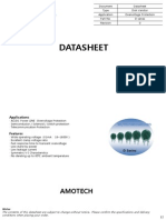 Varistores - Datasheet