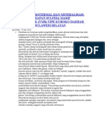 Alterasi Hidrotermal Dan Mineralisasi Bijih Pada Endapan Sulfida Masif Vulkanigenik