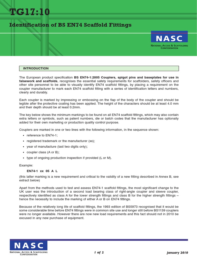 En 74 | PDF | Scaffolding | Business