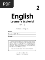 Download English 2 Unit 2 LM by Chloe Navarro SN266953201 doc pdf