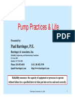 Pump Practices & Life