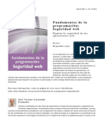 Fundamentos de La Programacion Seguridad Web PDF
