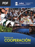Politica de Cooperación Internacional