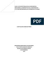 Análisis de La Política Pública de Juventudes de Bucaramanga Desde La Perspectiva de La Necesidad de Reducción de La Tasa Delincuencial de Jóvenes en La Ciudad