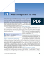 Anestesia Regional Pediatrica