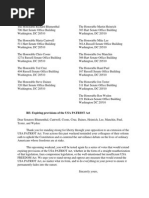 2015-05-29 Filibuster Thank You Letter and Oppose PATRIOT Reauth