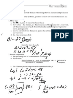 SN Stoichiometry KEY