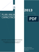 (92862614) Plan Anual Capacitacion 2013