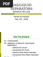 GasLiquid Separators-Design Rules