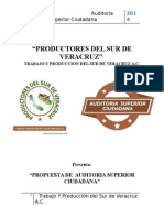 "Productores Del Sur de Veracruz": Auditoria Superior Ciudadana
