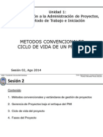 ACP 2015A - S2 Metodos Convencionales - Ciclo de Vida de Un Proyectos