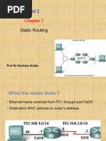 Static Routing: Prof DR Hesham Arafat