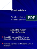 CH 1 Forensic Science History