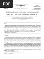 Market Mood, Adaptive Beliefs and Asset Price Dynamics: Roberto Dieci, Ilaria Foroni, Laura Gardini, Xue-Zhong He