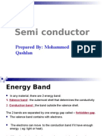 Semi Conductor: Prepared By: Mohammed Qashlan