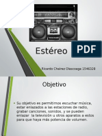 Estéreo Electrodomestico