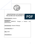 Programa Seminario Imagen e Historia - R. Pittaluga - 0