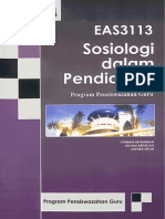 Sosiologi Dalam Pendidikan EAS 311325