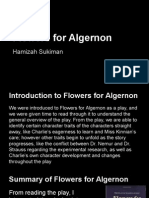 Flowers for Algernon - Process Journal