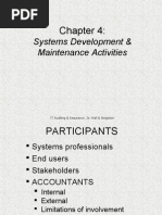 Download IT AUDIT - Systems Development and Maintenance Activites by sax_worship SN26700518 doc pdf