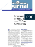 RF Intermateability SMA Connectors