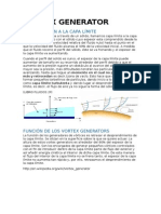 Generadores de vórtices retrasan desprendimiento capa límite