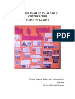 Coeducación Informe Memoria Curso 14-15 PDF