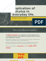 Application of Calculus in Everyday Life.: Newton's Law of Cooling