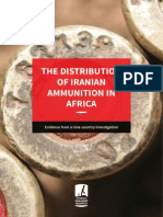 Iranian Ammunition Distribution in Africa