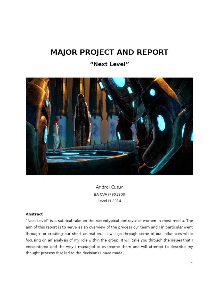 Satirical Animation Production Report | PDF | Rendering (Computer ...