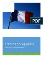 French Lecture Notes PDF
