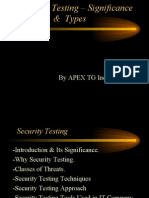 Security Testing – Significance and Types