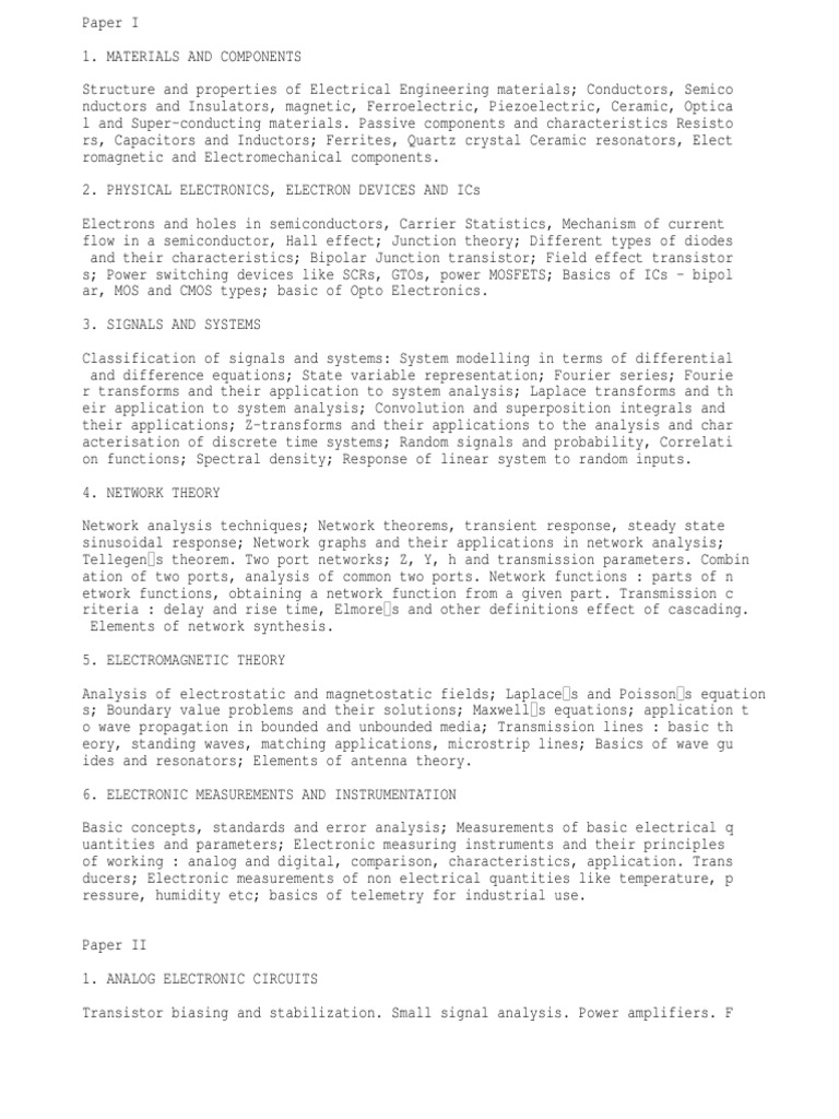 Ies Syllabus | PDF