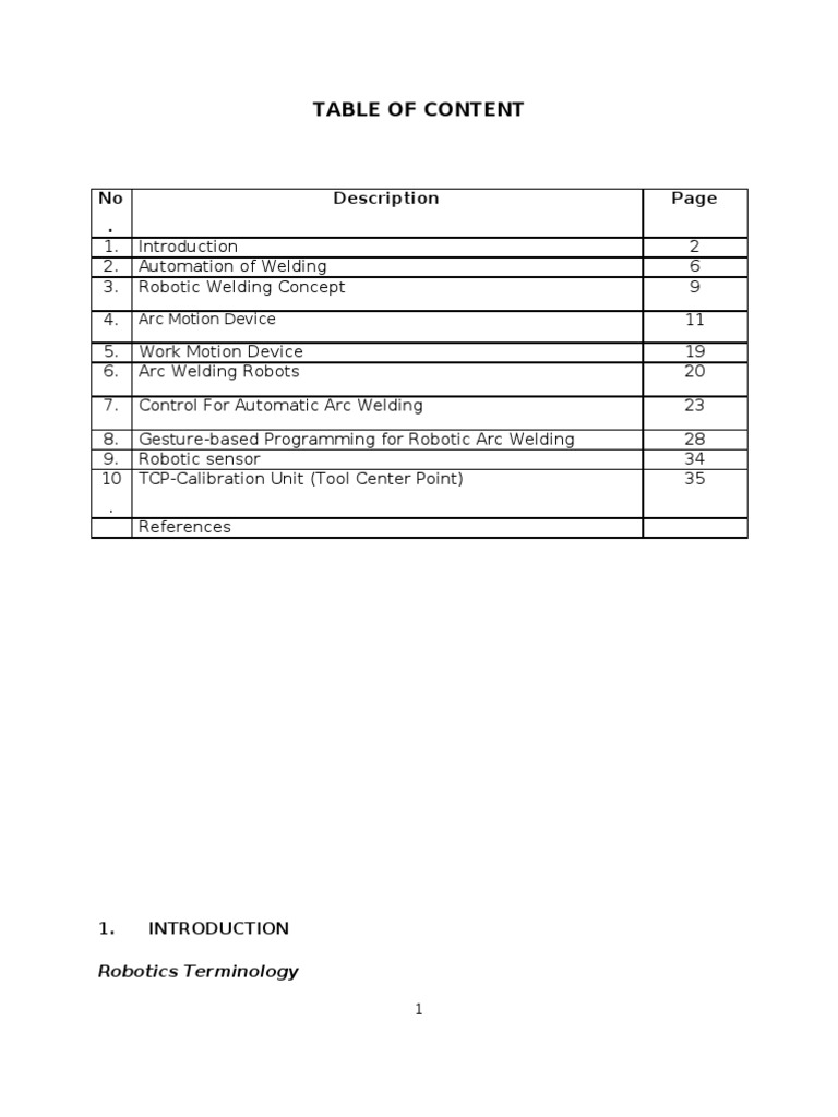 Robotic Arc Welding Automation Overview | PDF | Robotics | Welding