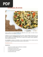 Ensalada de Arroz