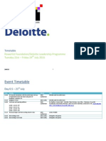 2015 Timetable - Powerlist Foundation & Deloitte Leadership Programme (EXTERNAL ONLY) - Updated 280515