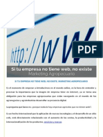 Si Tu Empresa No Tiene Web No Existe. Marketing Agropecuario