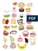 Stickers Kawaii Food