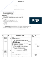 Proiect de Lectie. Iubirea Prin Fapte Cls A 7-A