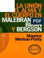Ponty Merleau Maurice - La unión del alma y el cuerpo en Malebranche, Biran y Bergson.pdf