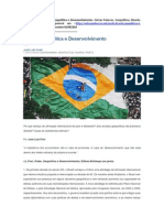 Brasil Geopolítica e Desenvolvimento