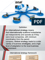 Presentation On International Strategy