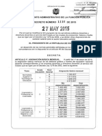 Decreto 1116 Del 27 de Mayo de 2015