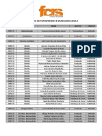 Resultado de Transferidos e Graduados 2015.2