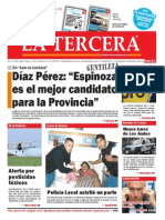 Diario La Tercera 29.05.2015