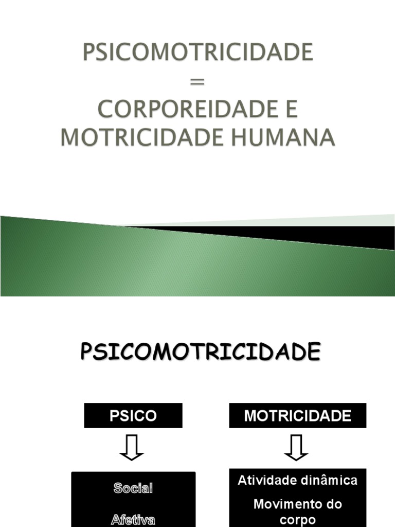 Corporeidade e Motricidade Humana | PDF | Percepção | Conceitos ...