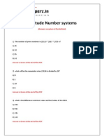 Aptitude Probleqms On Numbers (Questionpaperz - In)